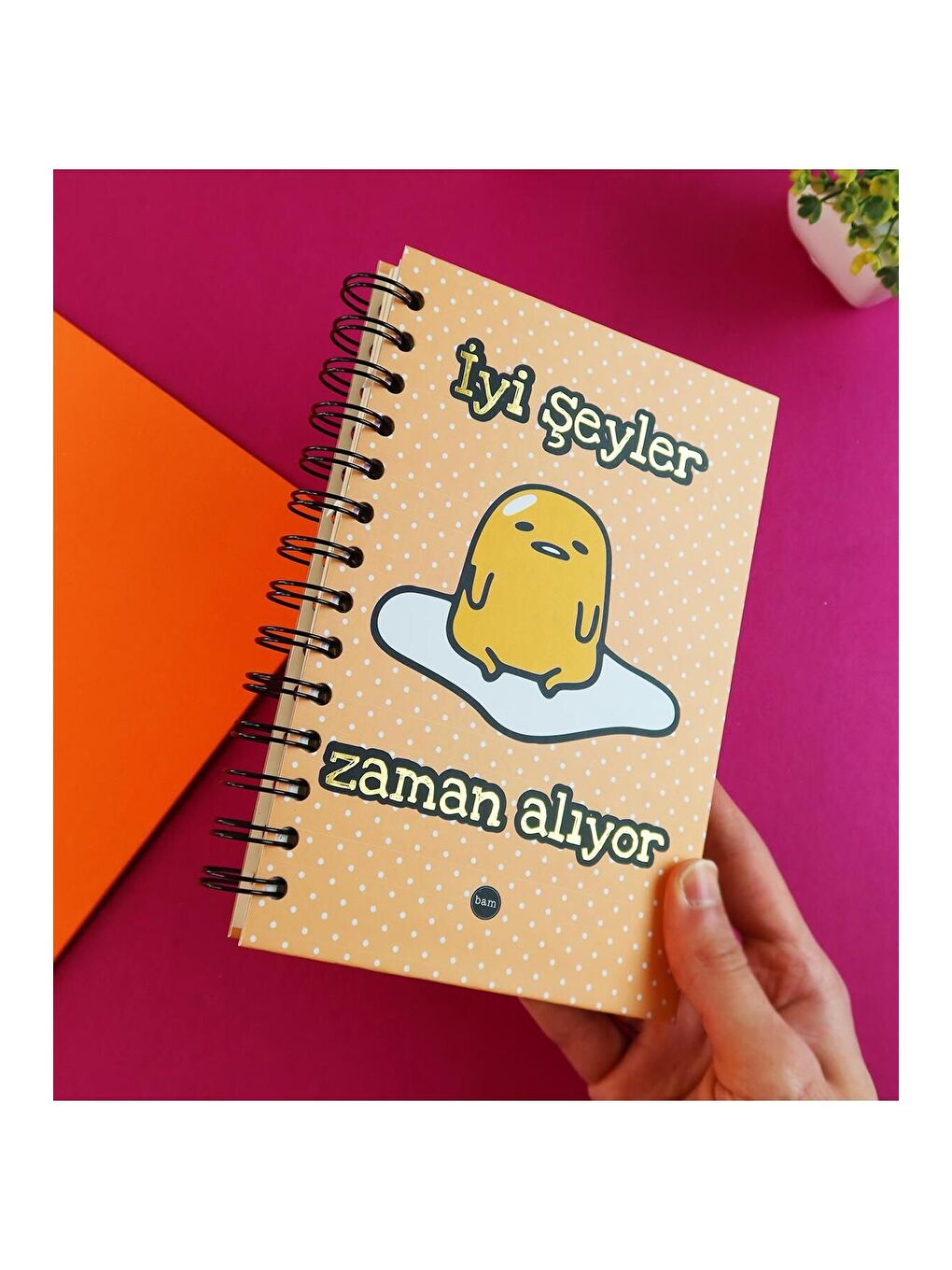 Özel Tasarım Spiralli 15 21 cm Dot Defter  Eskiz Defteri  Doodle Book   2 SAYFA STICKER HEDİYELİ-3