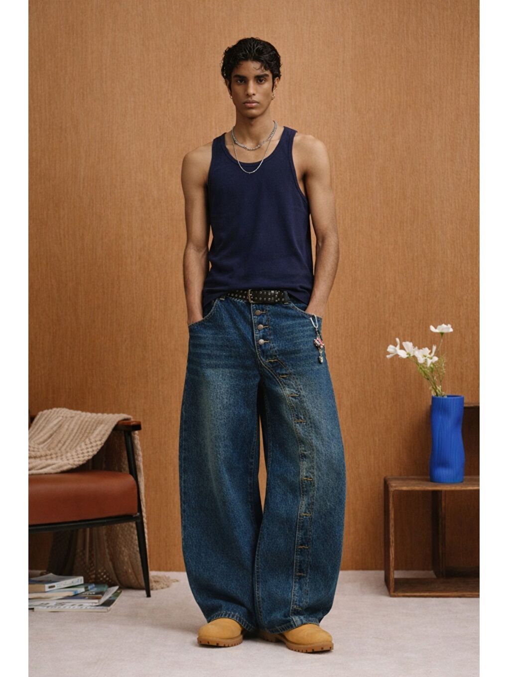 Lacivert %100 Pamuklu Erkek Atlet Özel Fiyat-1