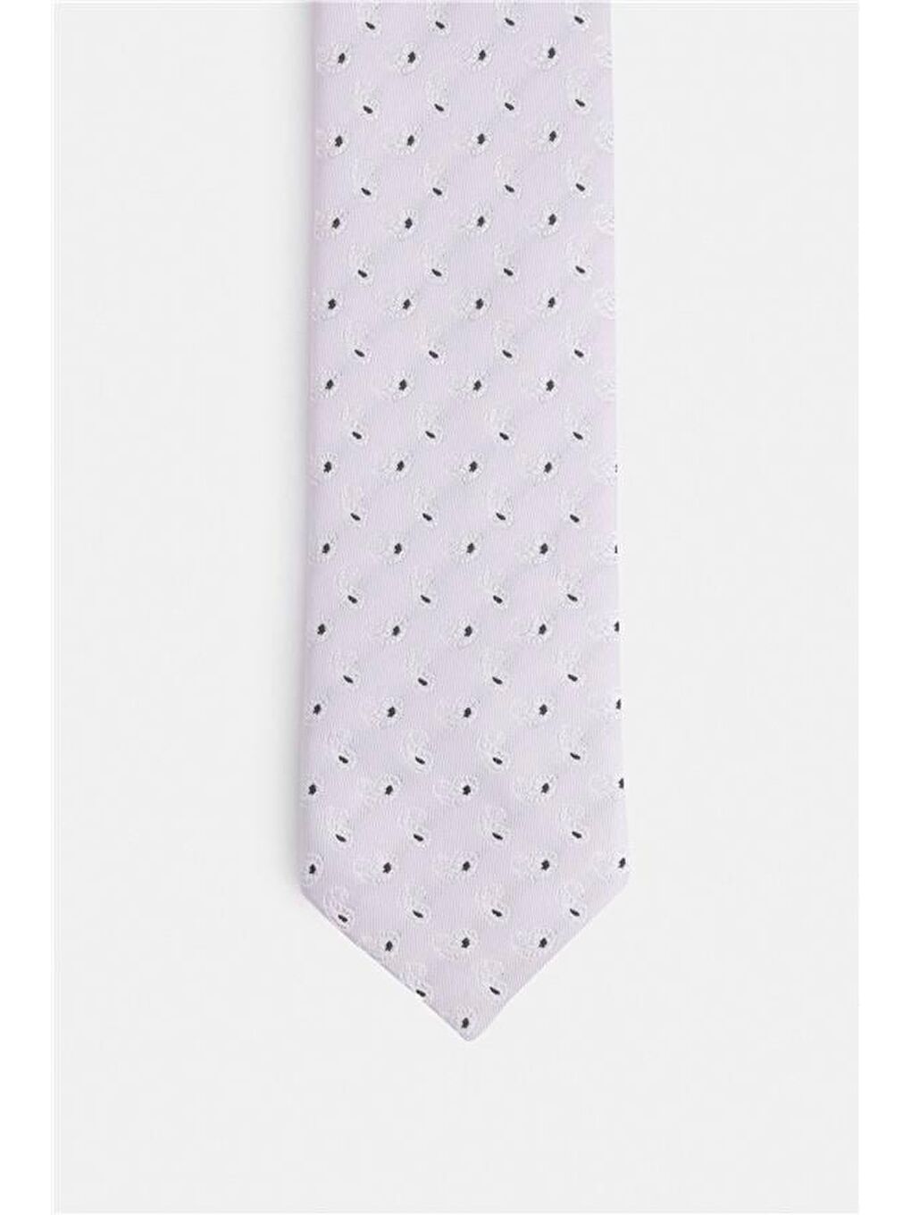 Gri Baskılı Kravat-1