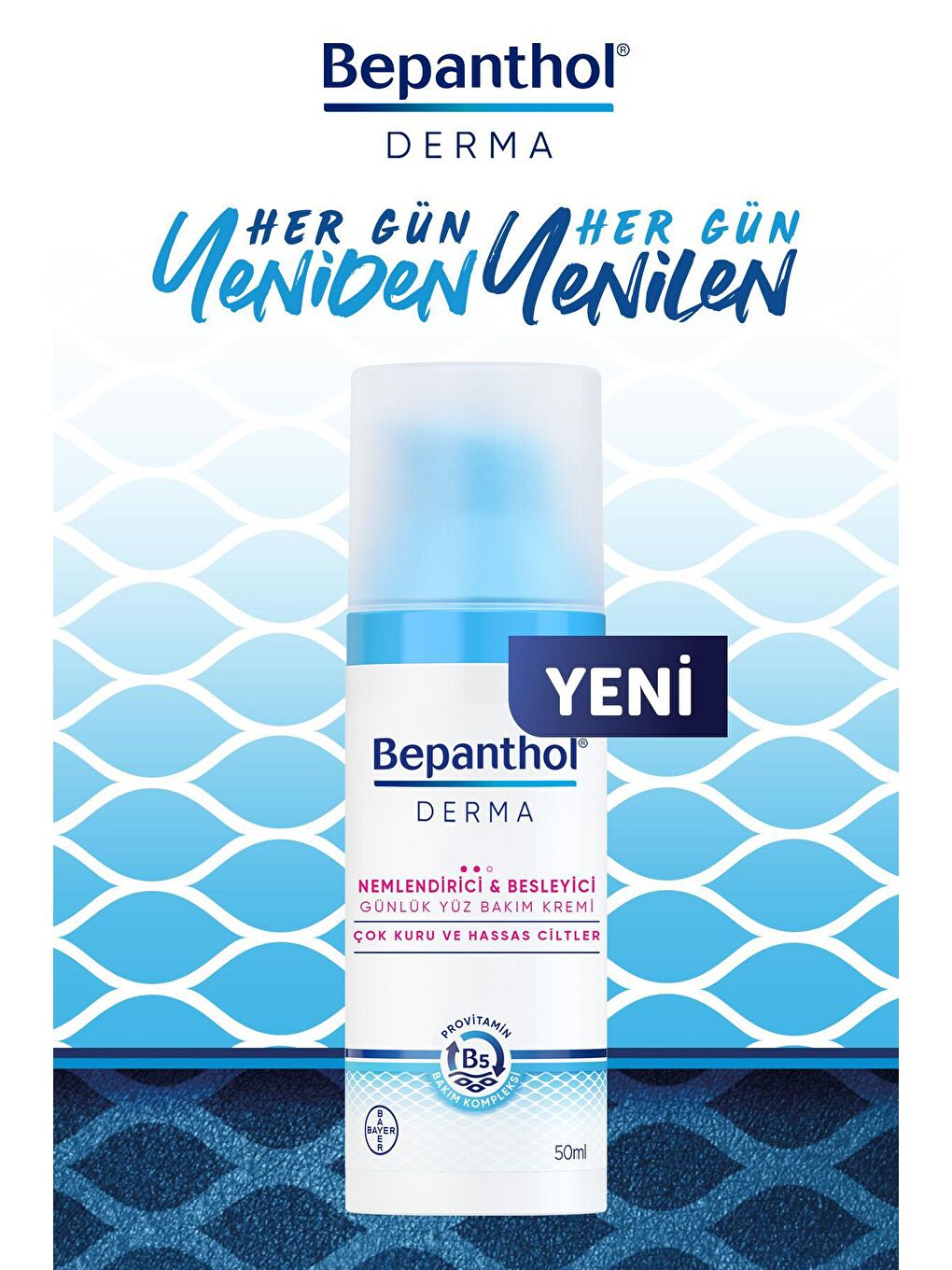 Bepanthol Şeffaf Derma Günlük Yüz Bakım Kremi + 3 Adet Derma SPF 25 Yüz Bakım Kremi 5ml Hediyeli - 2