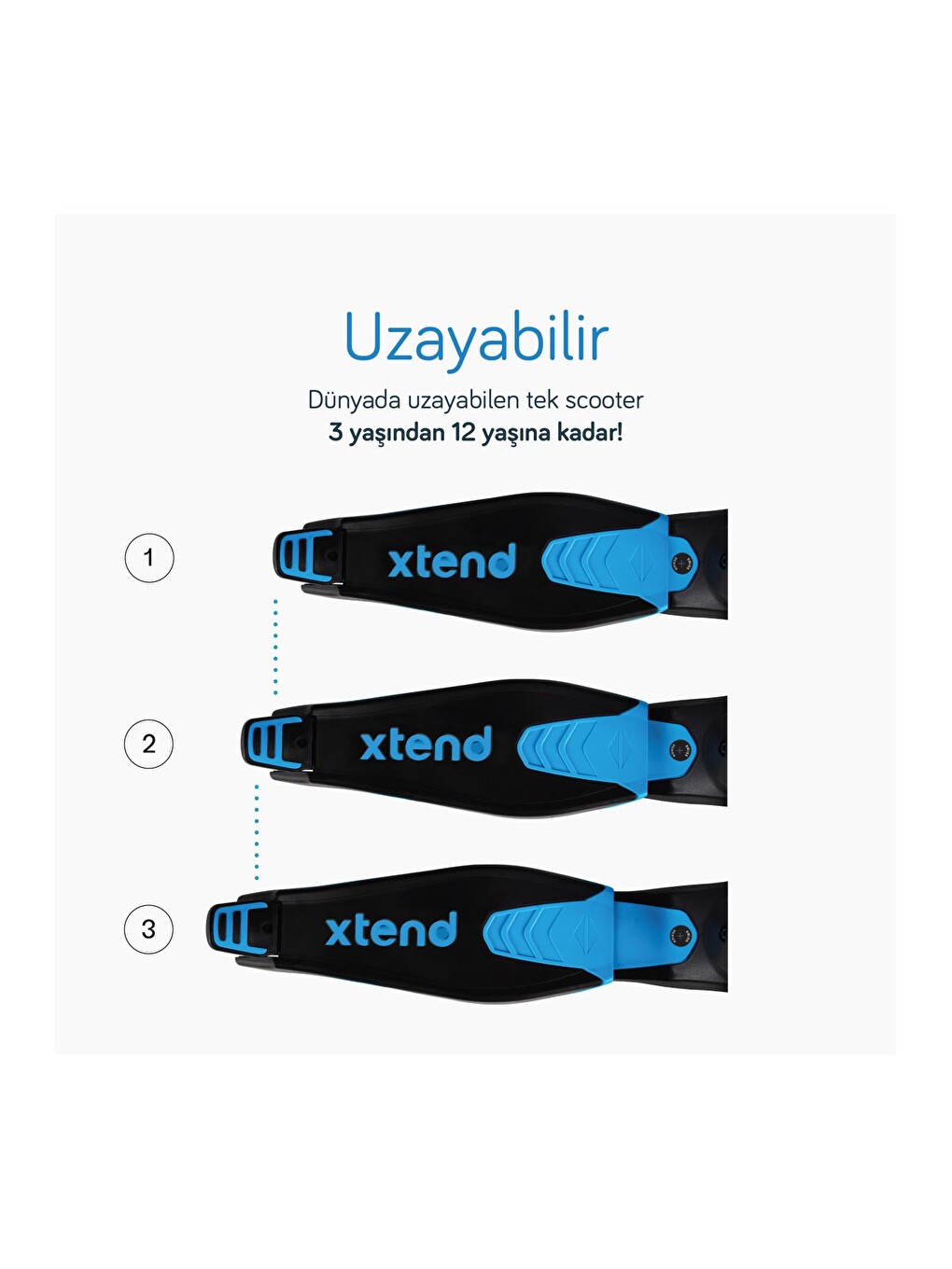 Xtend Büyüyebilen Ride On Scooter (12 Ay - 12 Yaş)-5