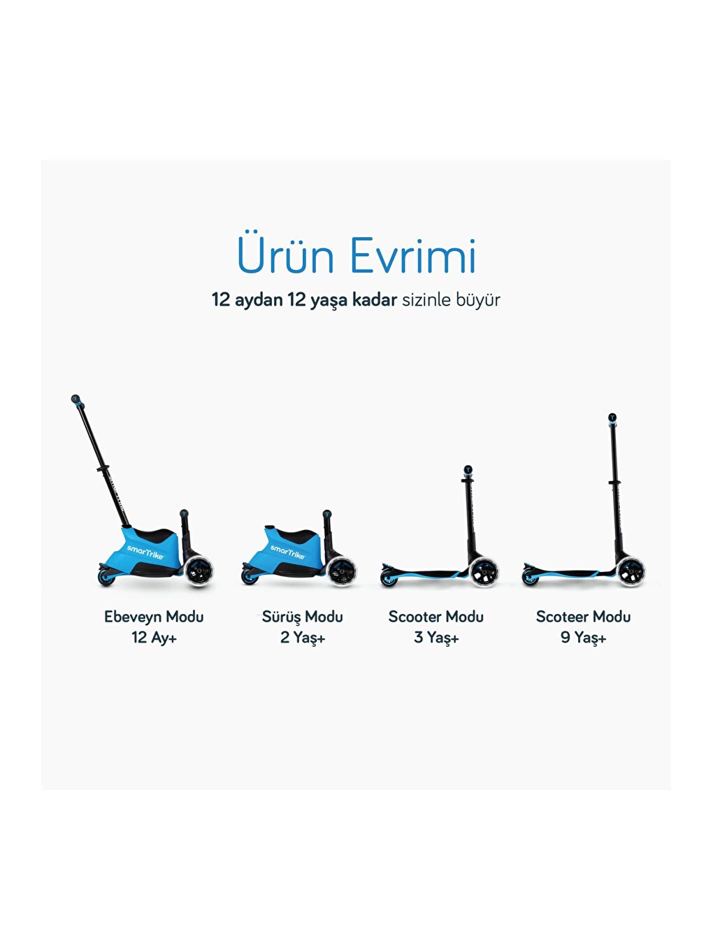 Xtend Büyüyebilen Ride On Scooter (12 Ay - 12 Yaş)-7