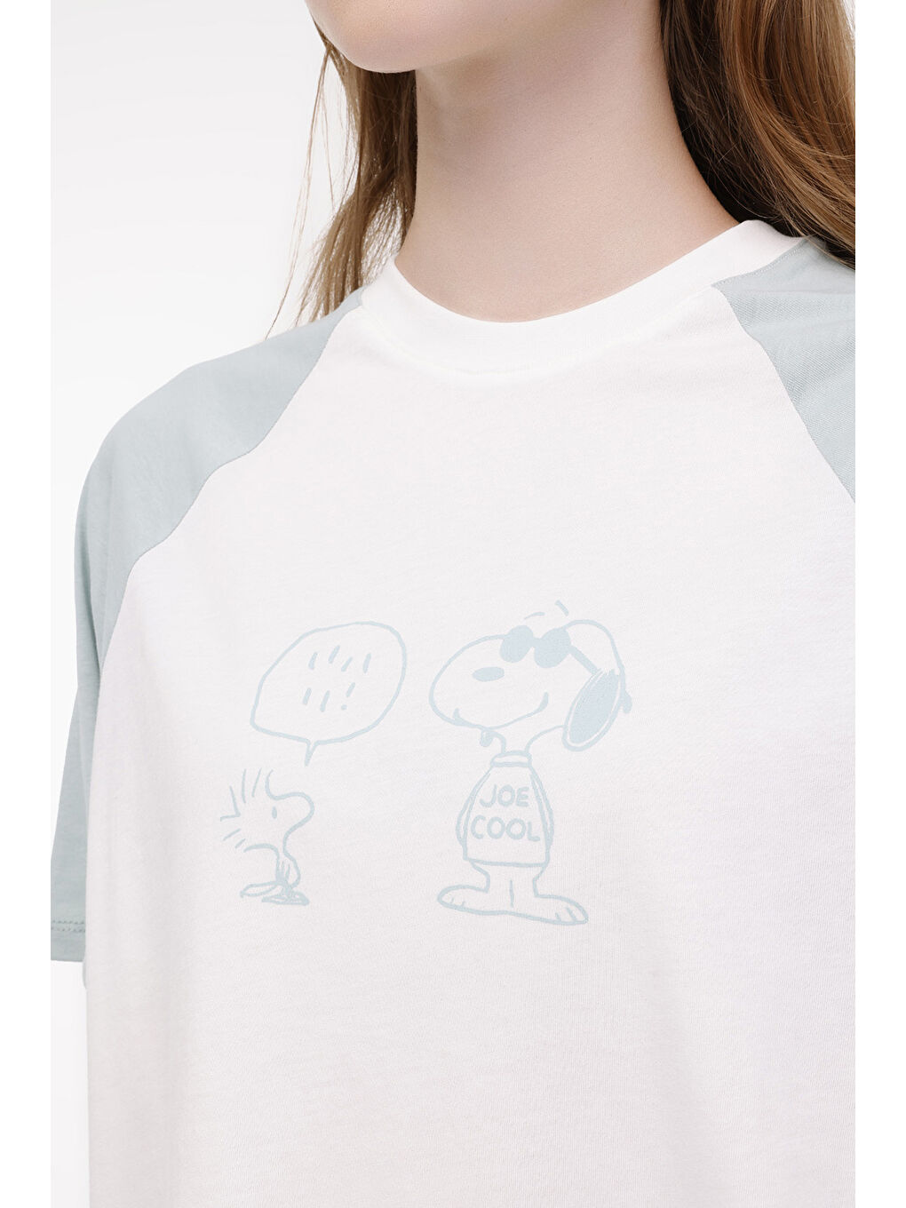 Bej WL PIGPEN 11GFL1004 4FX Ekru Kadın Kısa Kol T-Shirt-3