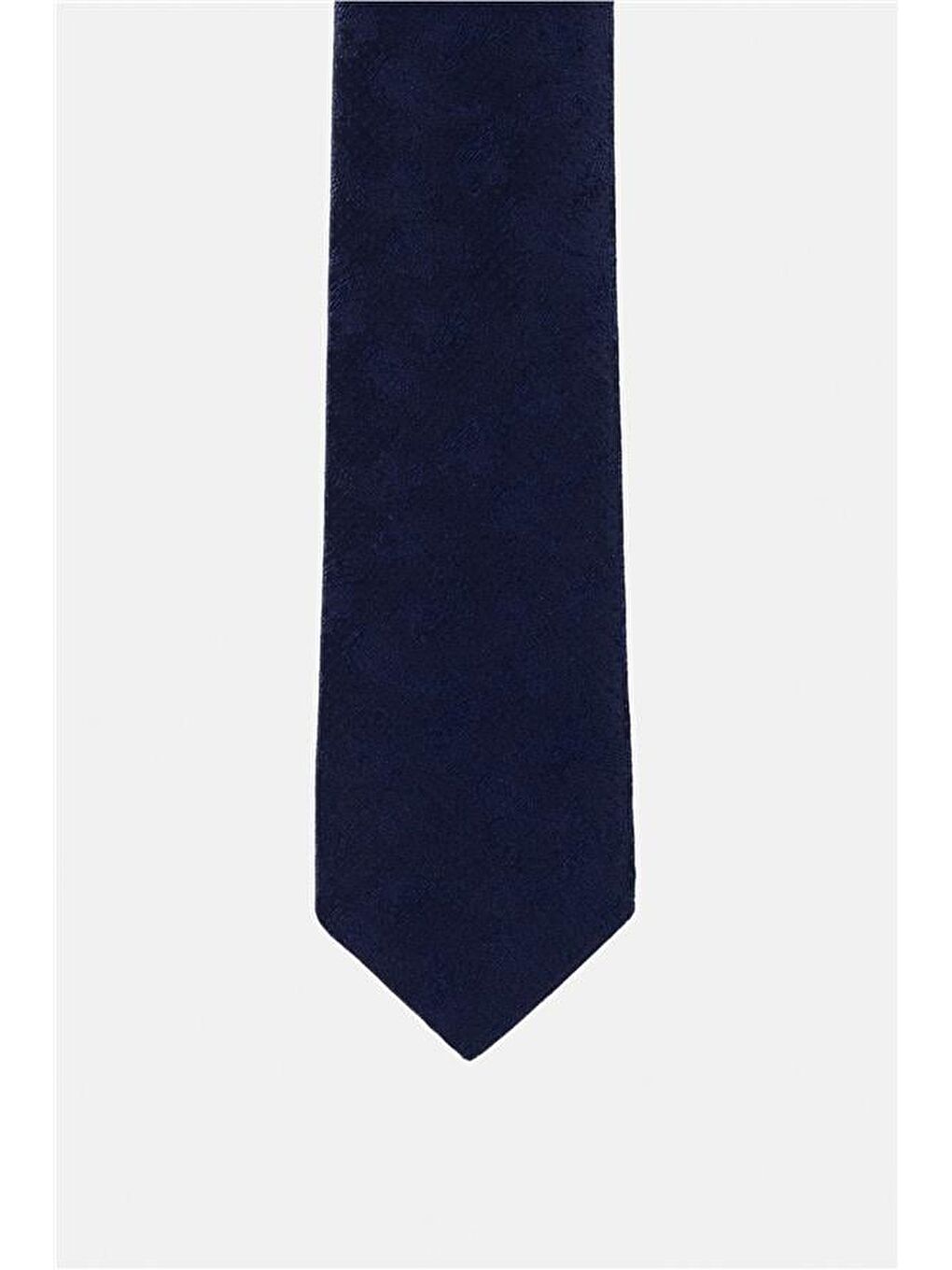 Lacivert Baskılı Kravat-1