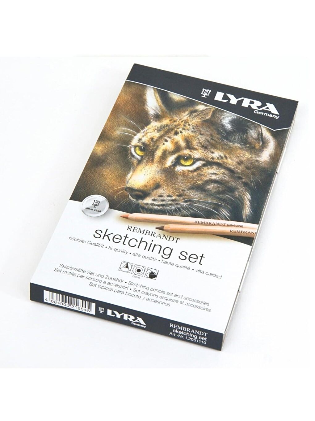 Rembrandt Sketching Metal Kutu Çizim Seti 11 Parça (L2051110)-2