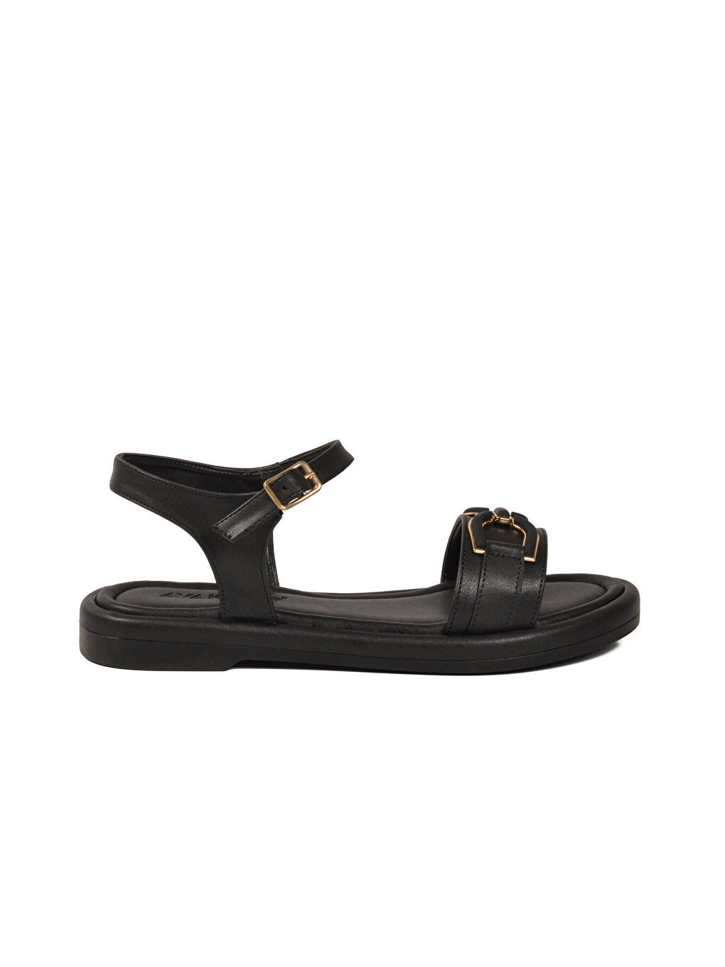 Siyah Kadın Tabanı Yumuşak Hafif Sandalet 35442 Z-1