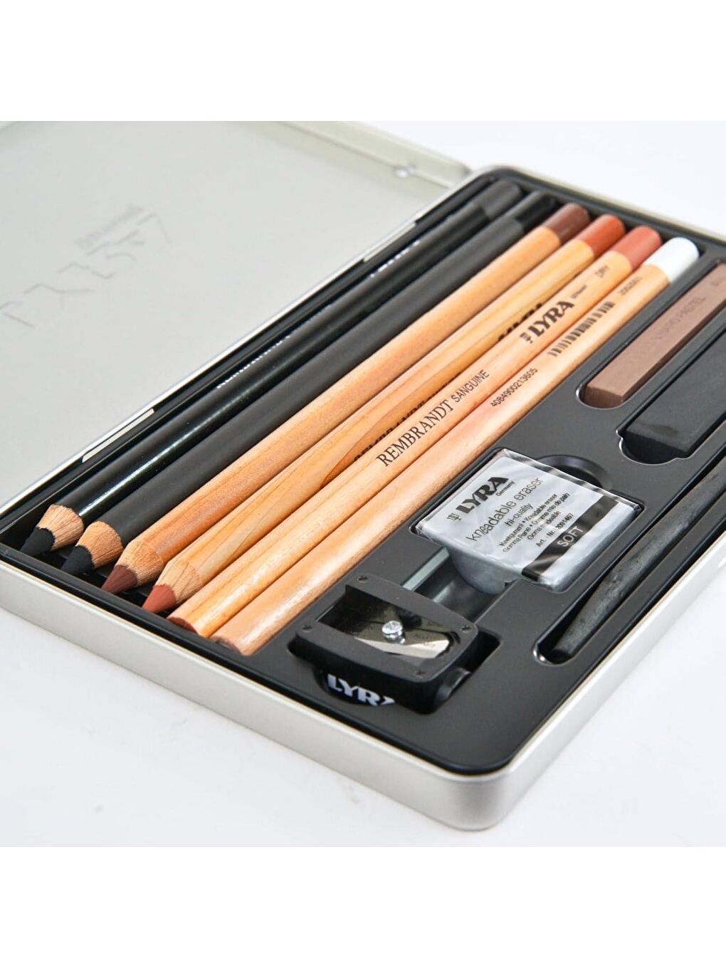 Rembrandt Sketching Metal Kutu Çizim Seti 11 Parça (L2051110)-3