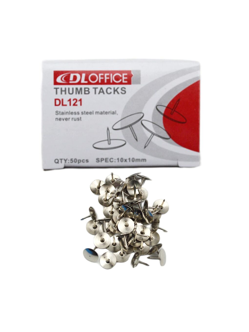 DL Office Metal Raptiye 500 Adet (50 li 10 Kutu)(DL121)-1