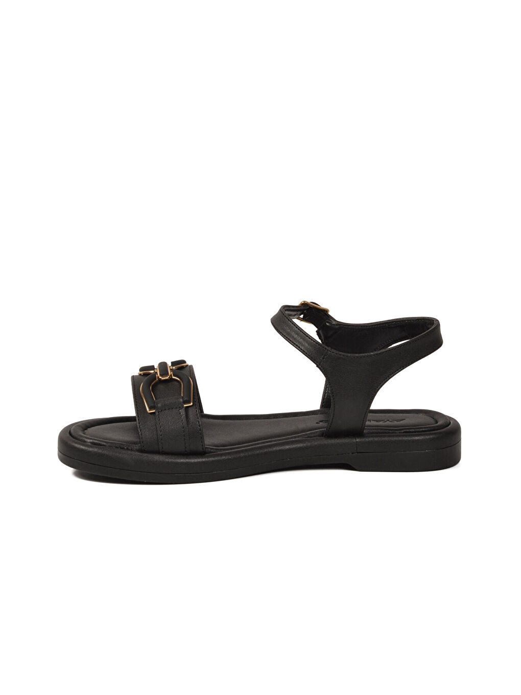 Siyah Kadın Tabanı Yumuşak Hafif Sandalet 35442 Z-3