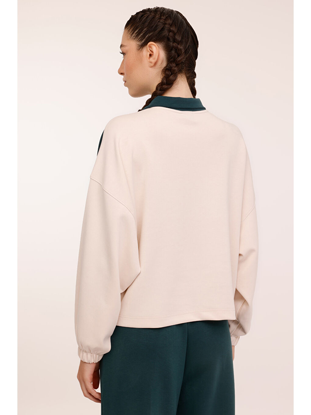 Mor WL CADYNA 16KT02 4PR Yeşil Kadın Sweatshirt-1