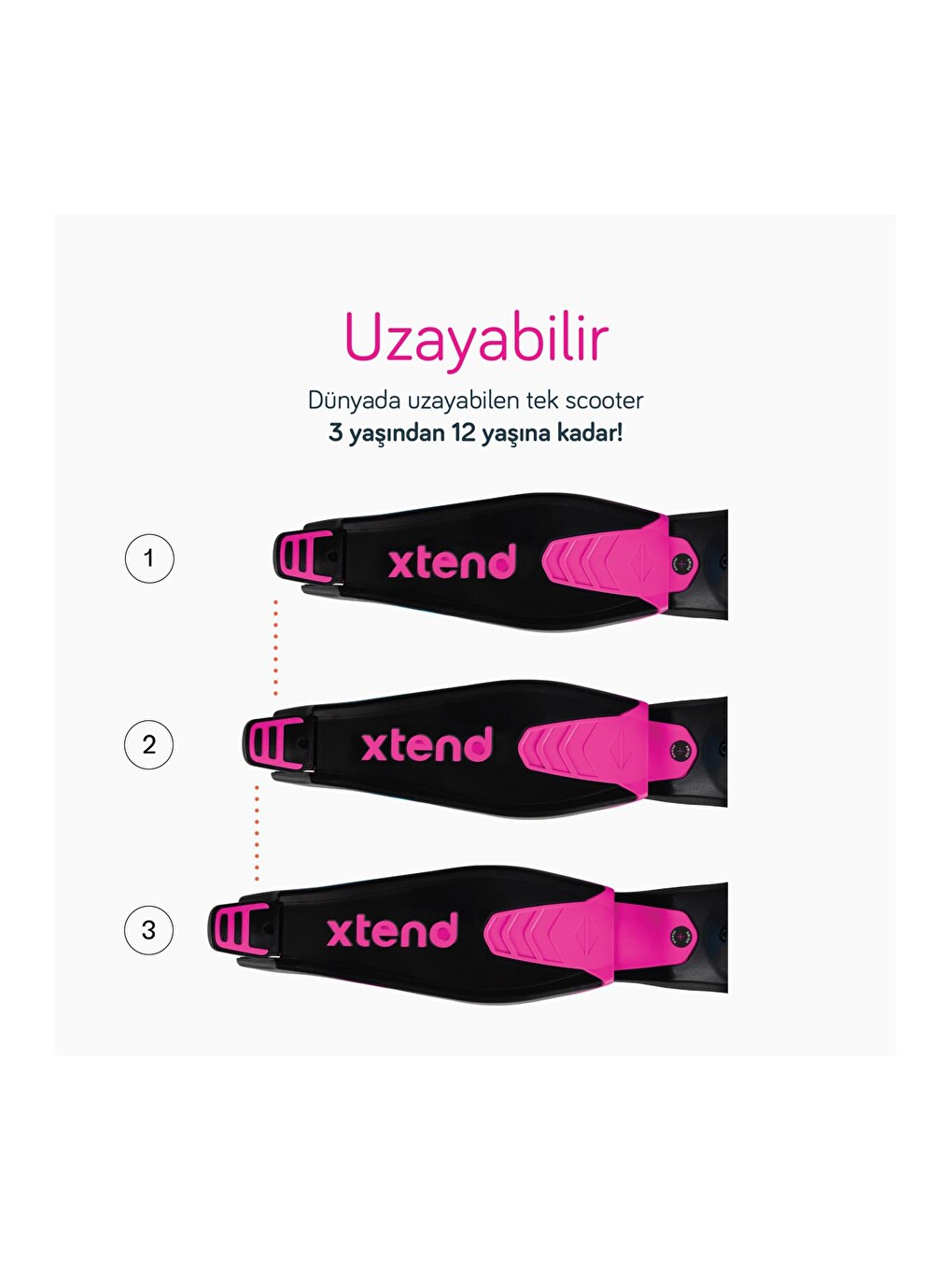 Xtend Büyüyebilen Ride On Scooter (12 Ay - 12 Yaş)-5