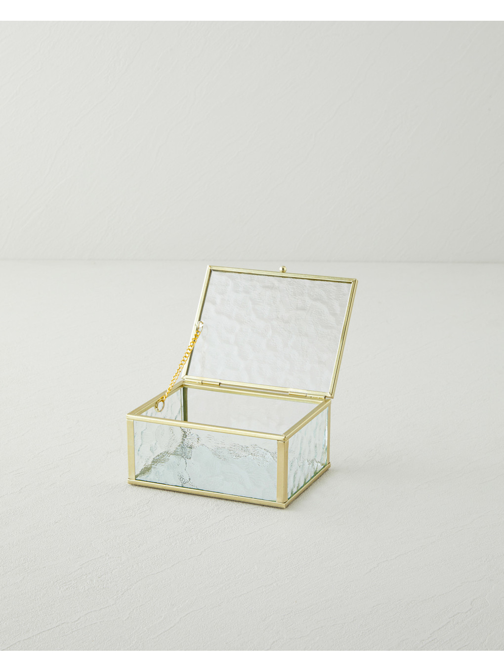 Sarı Poly Cam Dekoratif Kutu 13x10x6 Cm Gold-1