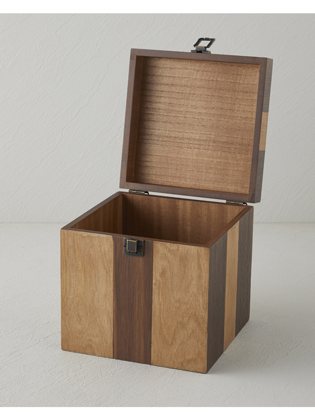 Layna Mdf Dekoratif Kutu 19x19 Cm Kahverengi-1