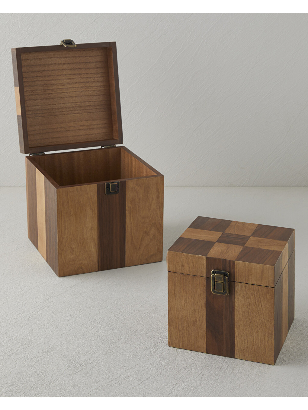 Layna Mdf Dekoratif Kutu 19x19 Cm Kahverengi-4