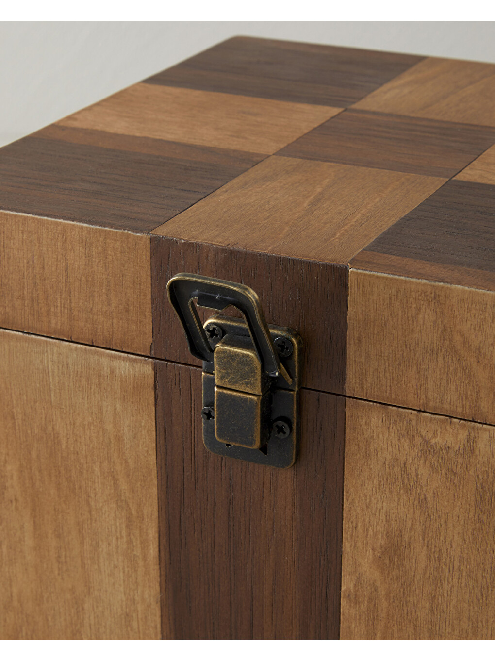 Layna Mdf Dekoratif Kutu 15x15 Cm Kahverengi-2
