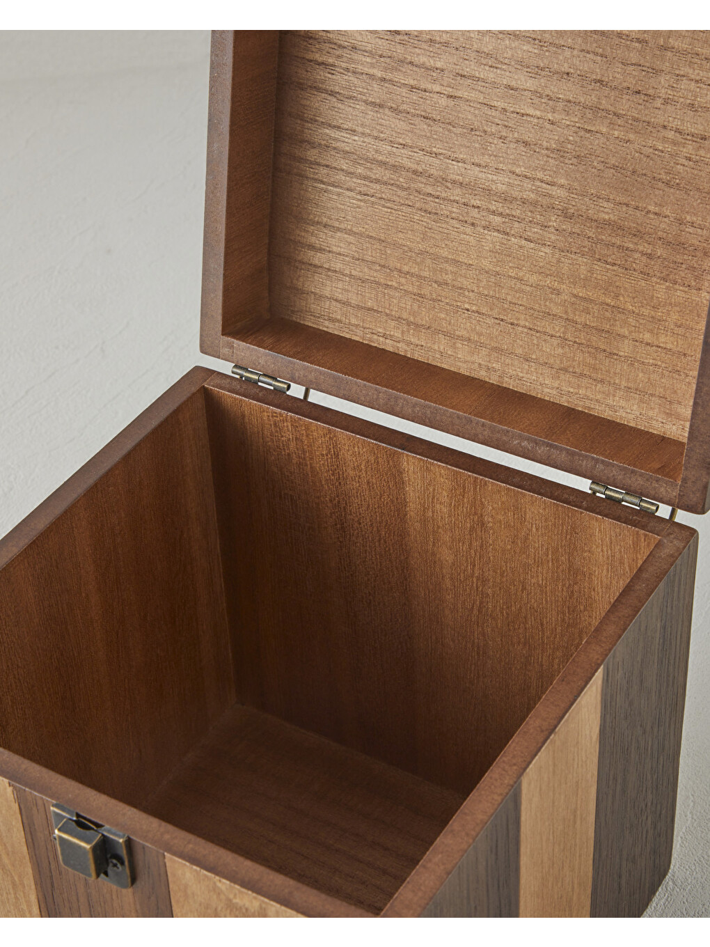 Layna Mdf Dekoratif Kutu 15x15 Cm Kahverengi-3