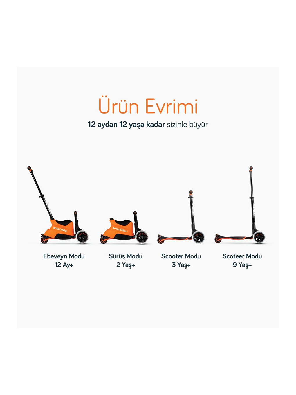 Xtend Büyüyebilen Ride On Scooter (12 Ay - 12 Yaş)-7