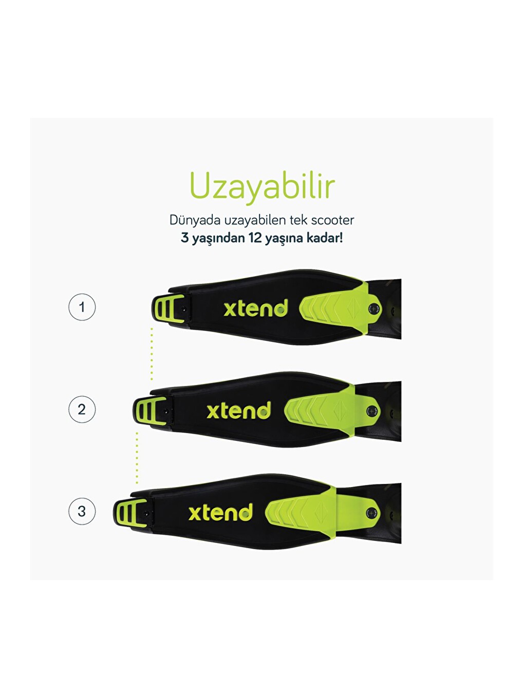 Xtend Büyüyebilen Ride On Scooter (12 Ay - 12 Yaş)-5