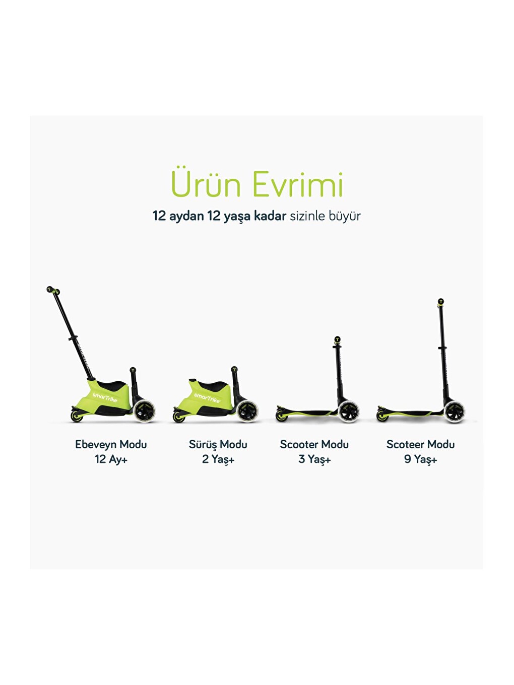 Xtend Büyüyebilen Ride On Scooter (12 Ay - 12 Yaş)-7