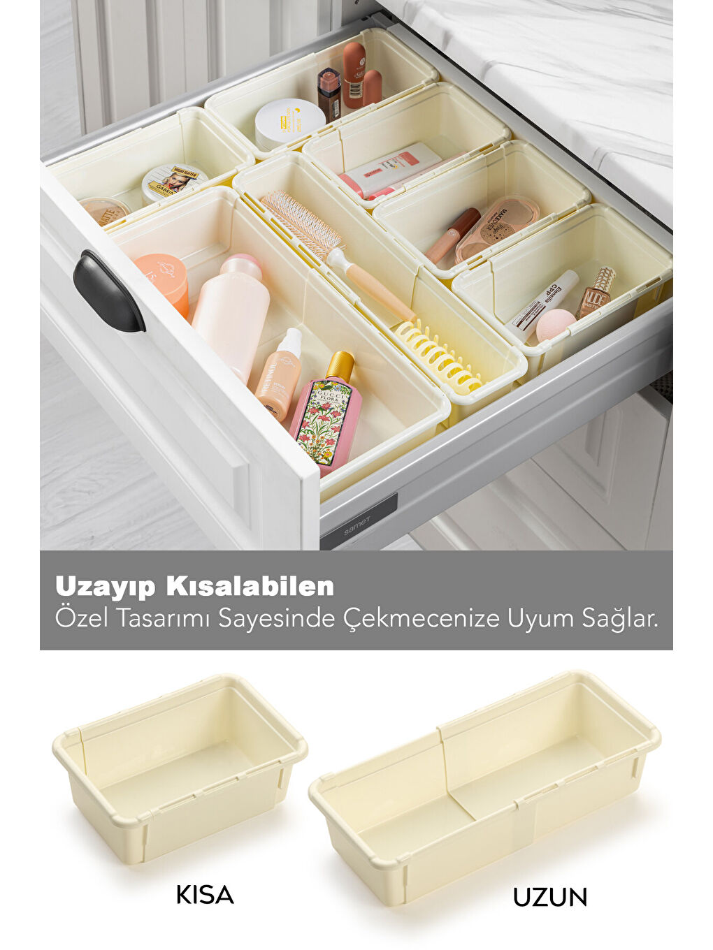 12 Parça Uzayabilen Makyaj Organizeri-2