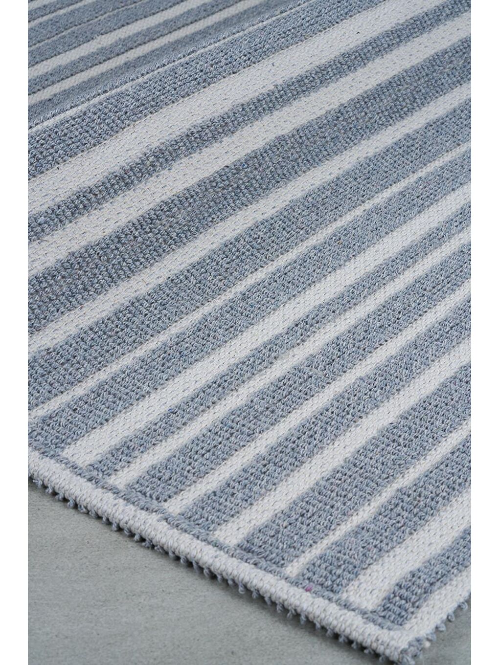 Apollo Doğal Pamuklu 2'li Banyo Paspas Seti 60x100+50x60 Cm - Gri-1