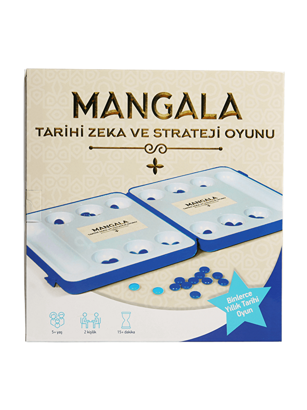 Mangala Türk Zeka ve Strateji Oyunu - Mavi-1