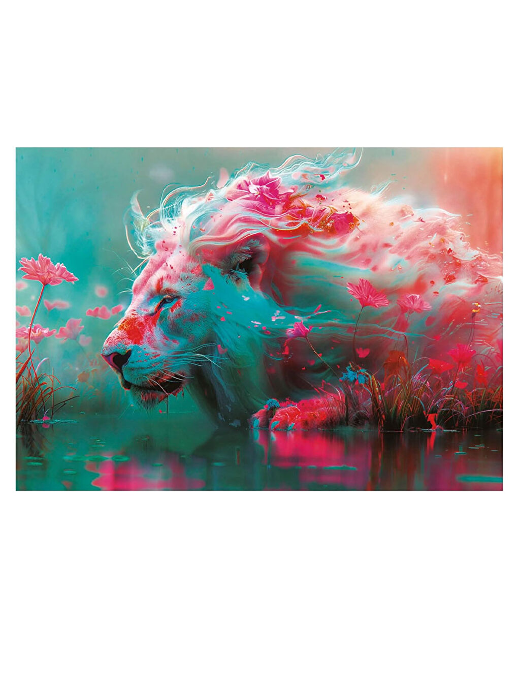 Puzzle 500 Parça Plus Çiçeklerin Kralı 20234-1