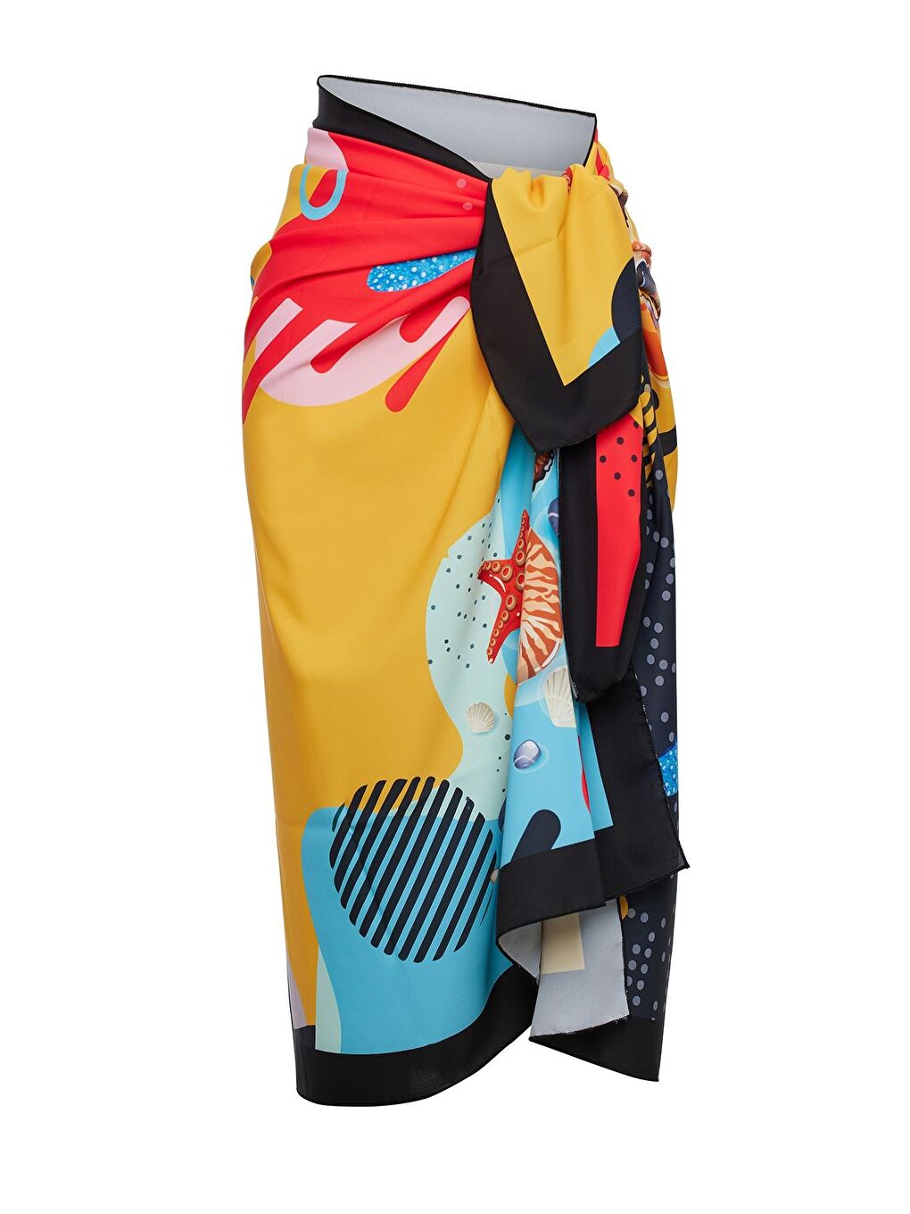 Sailor Moda Karişik Hawaii 4 Pareo İç Göstermez