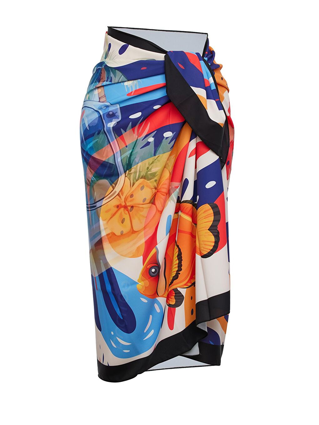 Sailor Moda Karişik Hawaii 4 Pareo İç Göstermez