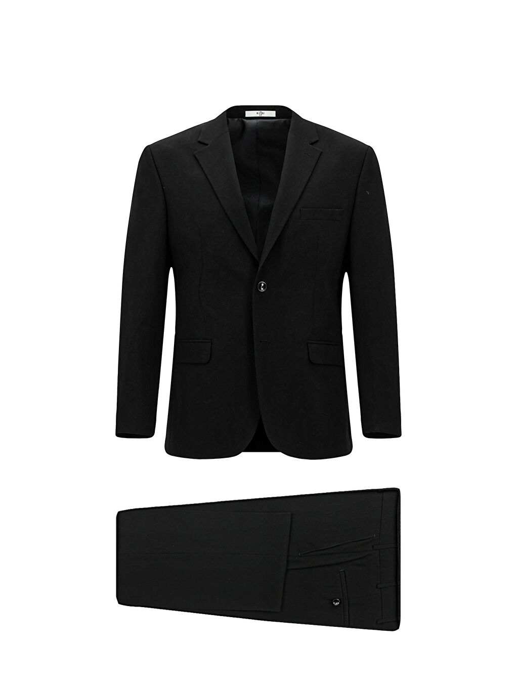 Siyah Relaxed Fit Rahat Kesim Klasik Takım Elbise