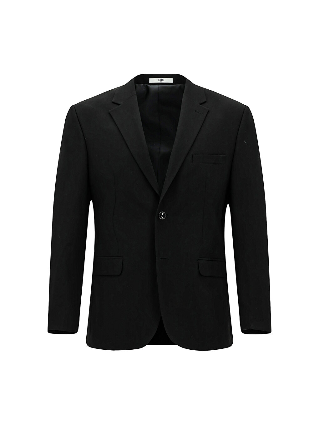 Siyah Relaxed Fit Rahat Kesim Klasik Takım Elbise-1