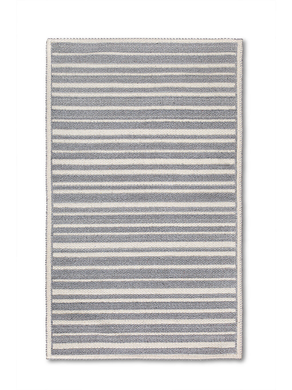 Apollo Doğal Pamuklu 2'li Banyo Paspas Seti 60x100+50x60 Cm - Gri-3