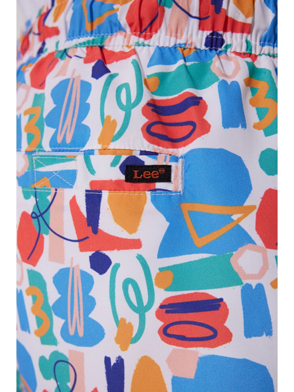 Karışık Regular Fit Normal Kesim Normal Bel Desenli Deniz Şortu-4