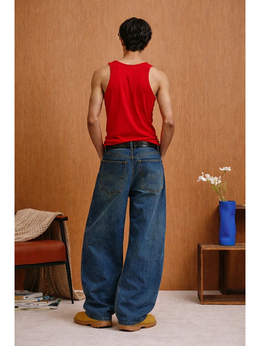 Kırmızı %100 Pamuklu Erkek Atlet Özel Fiyat-2