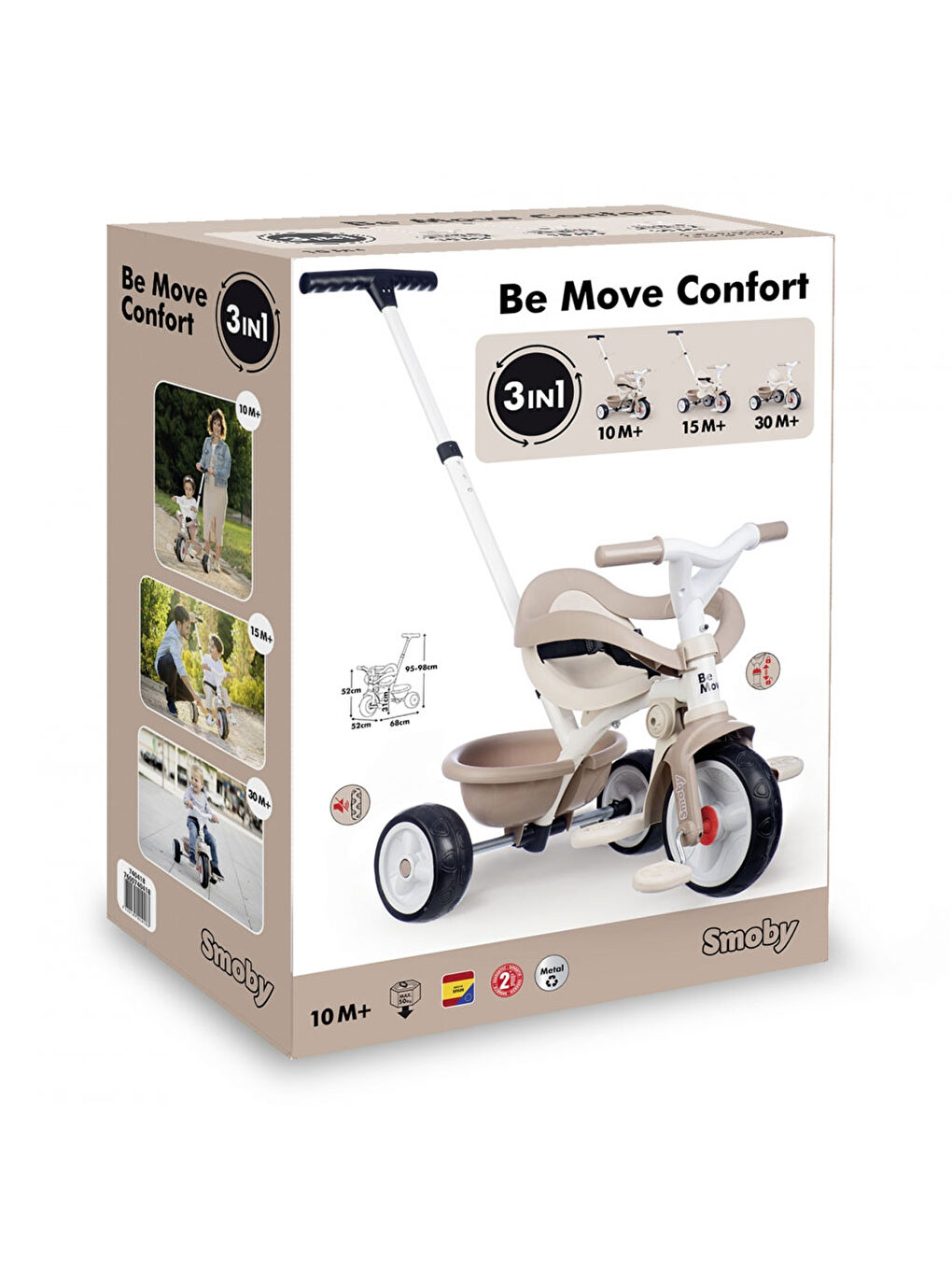 Be Move Comfort 3 Tekerlekli Bisiklet 7600740418-1