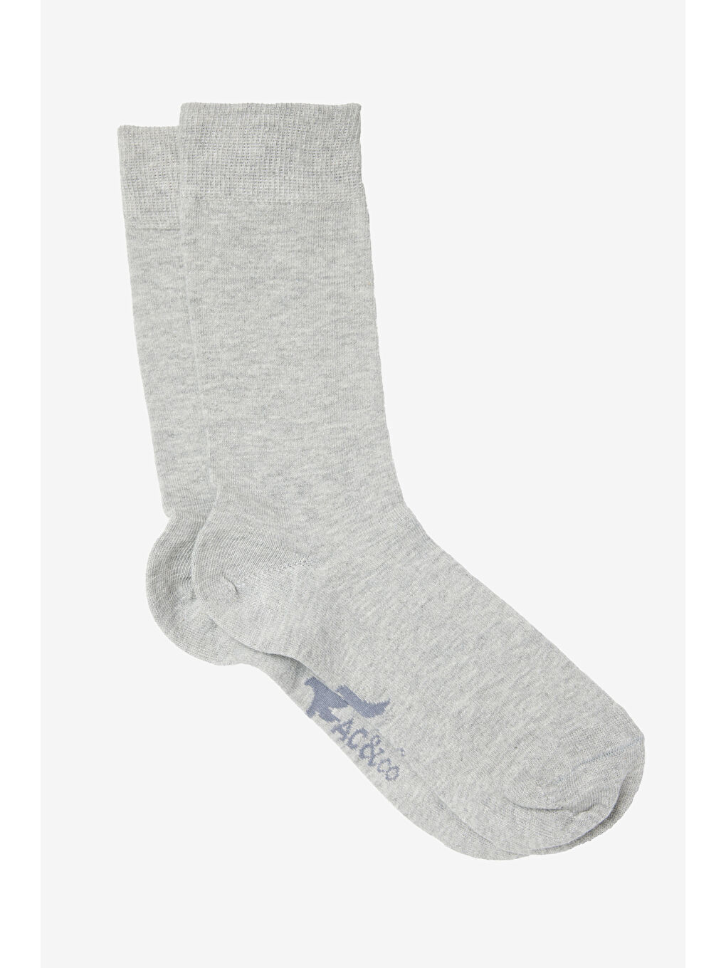 Erkek Gri-Lacivert-Beyaz Pamuklu 5'li Paket Soket Çorap-6