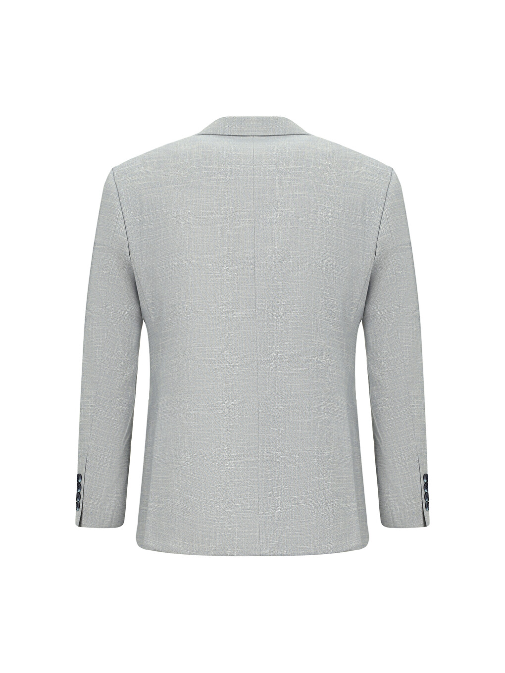 Gri Slim Fit Dar Kesim Yelekli Kombinli Takım Elbise-2