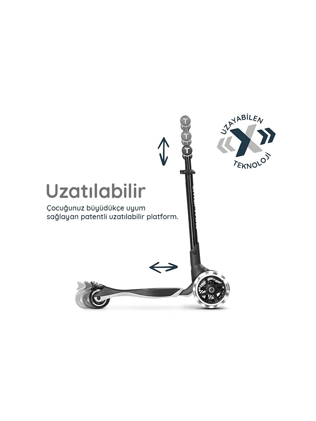 Xtend Büyüyebilen Ride On Scooter (12 Ay - 12 Yaş)-3
