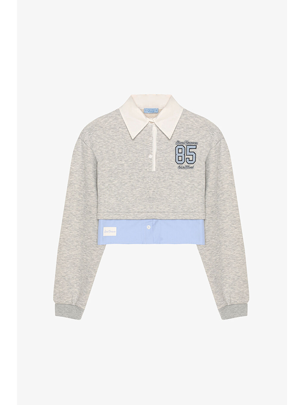 Gömlek Garnili Polo Yaka Sweatshirt Grimelanj-1