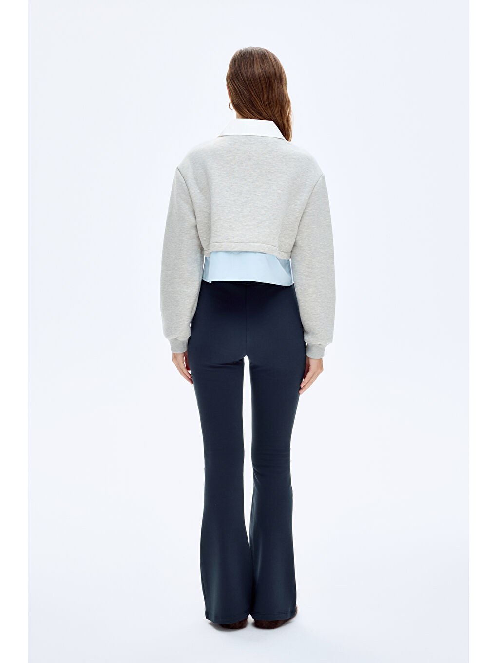 Gömlek Garnili Polo Yaka Sweatshirt Grimelanj-4