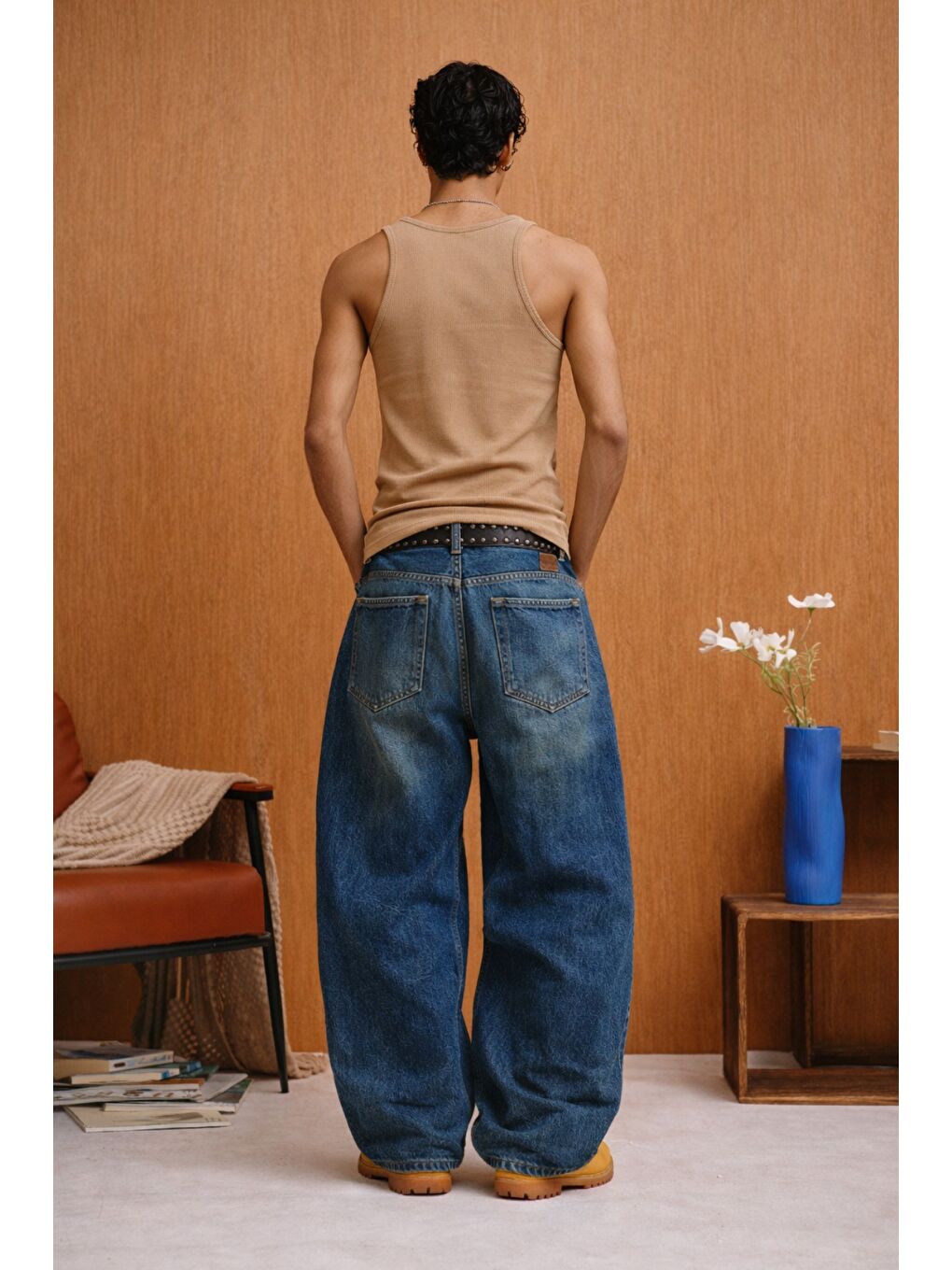 Kahverengi %100 Pamuklu Erkek Atlet Özel Fiyat-2