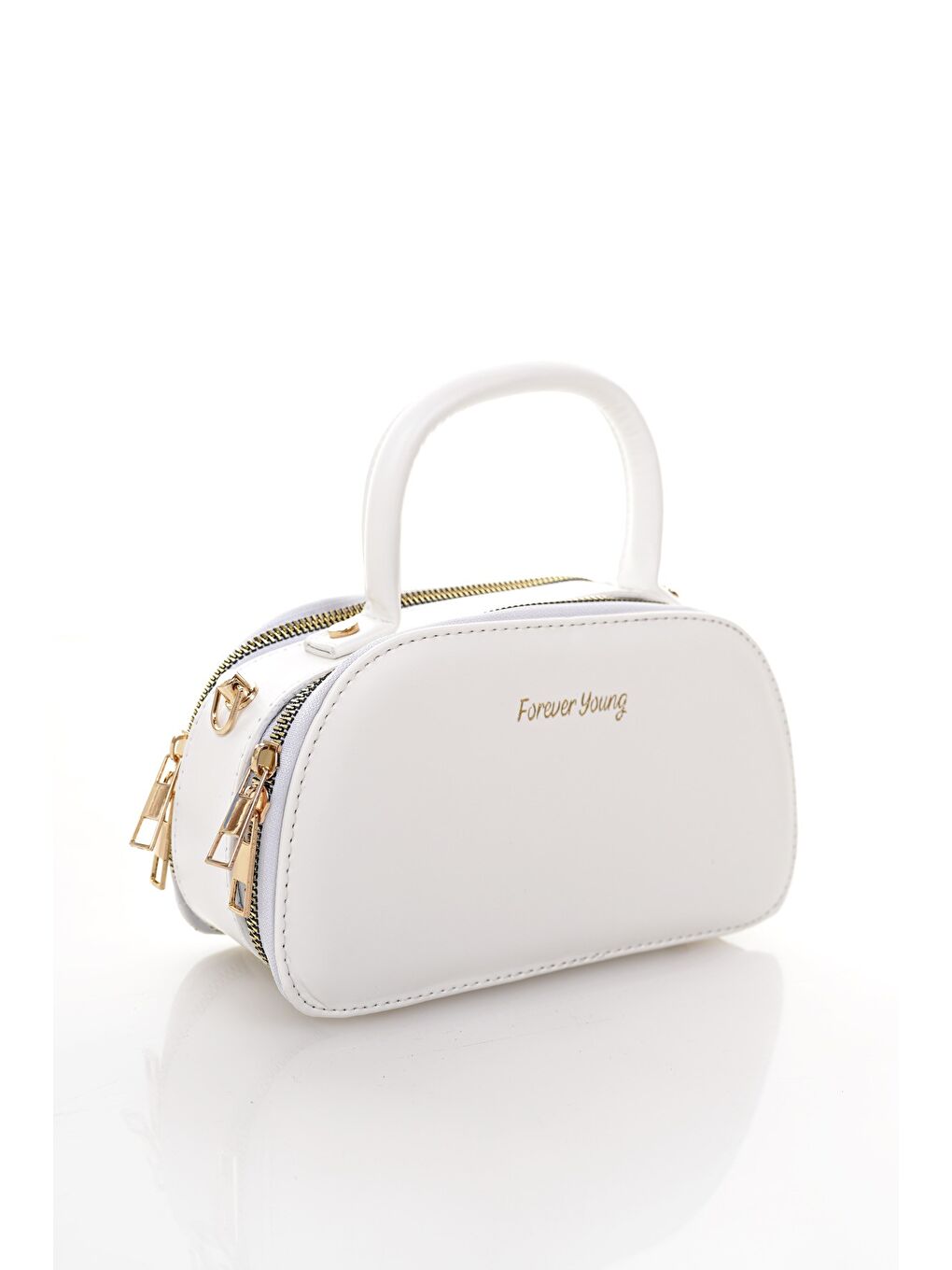 Beyaz ARNELA Kadın Çift Bölmeli El ve Omuz Çantası-1