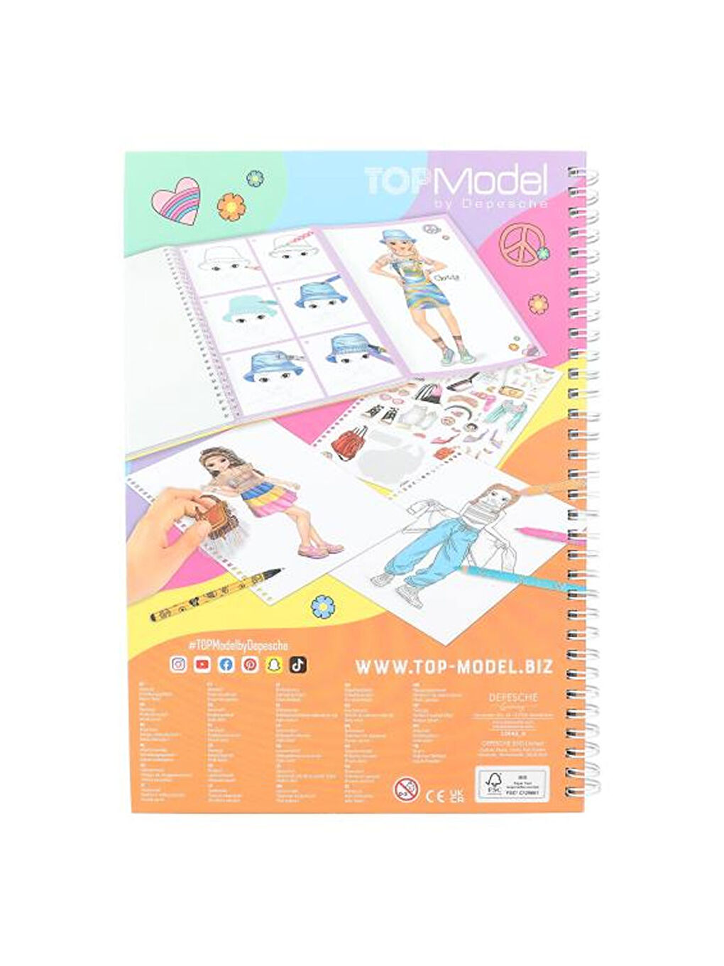 TOPModel Kalem Setli Boyama Kitabı 412943-2