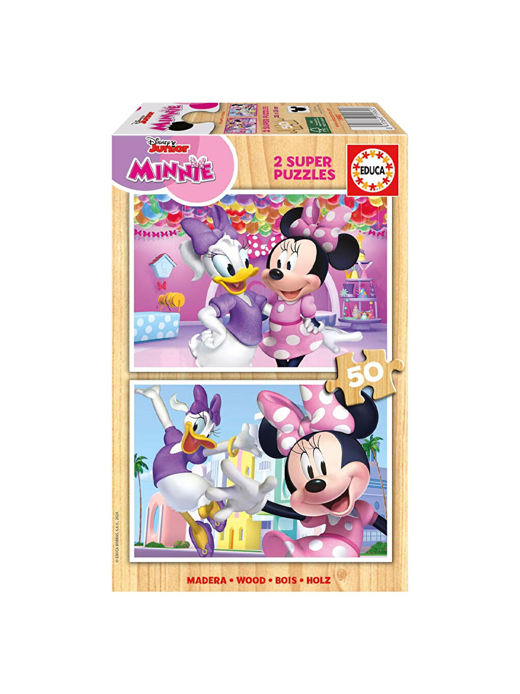 Çocuk Puzzle 2x50 Parça Disney Mini 19962