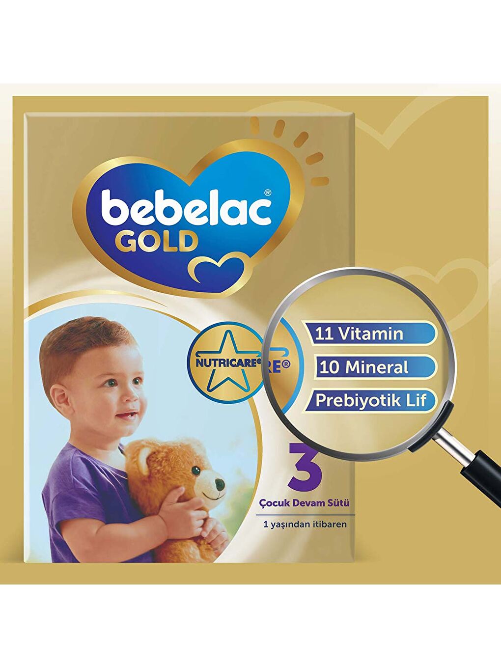 Gold 3 Çocuk Devam Sütü 1 Yaş+ 1150 Gr-1