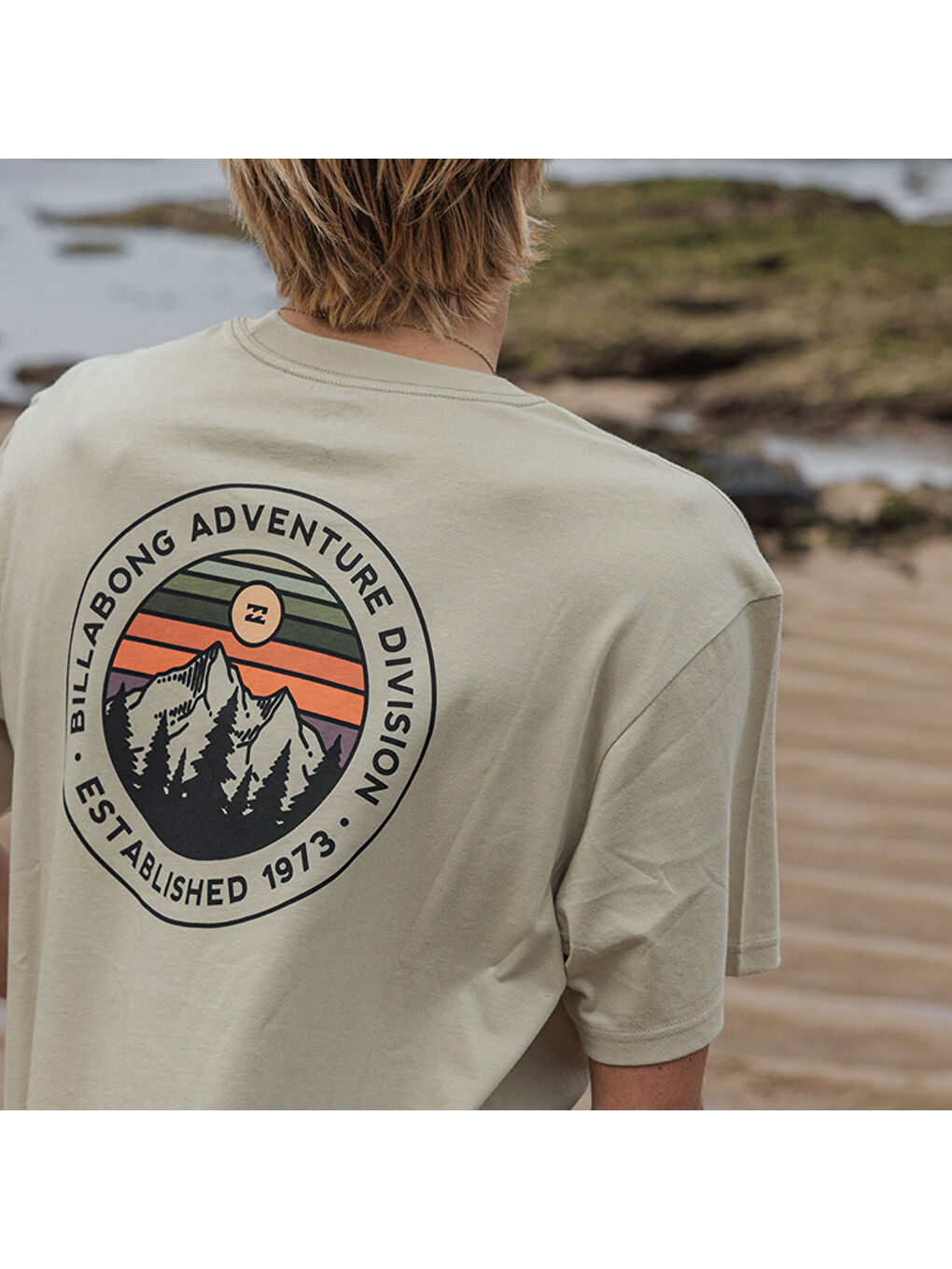 Haki Sun Up Ss Erkek Yeşil Tişört-2