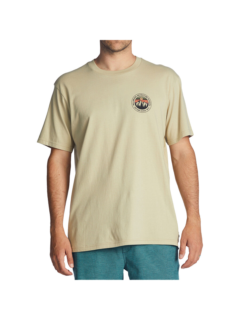 Haki Sun Up Ss Erkek Yeşil Tişört-3