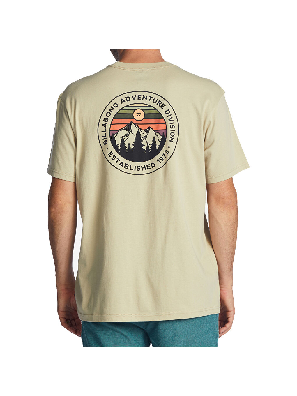 Haki Sun Up Ss Erkek Yeşil Tişört-5