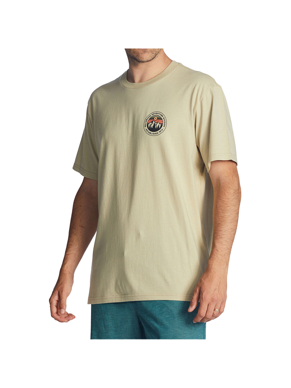 Haki Sun Up Ss Erkek Yeşil Tişört-6