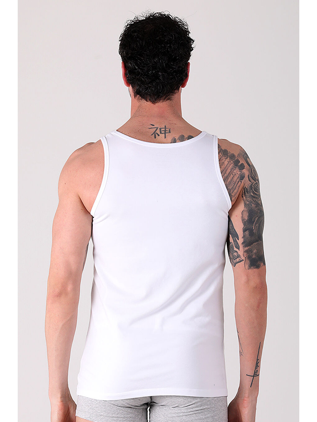 Beyaz Soft Pamuk 4'lü Atlet BEYAZ-2